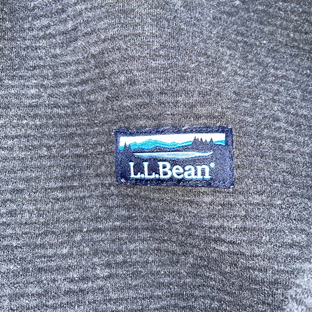 L.L. Bean Men's Charcoal Zip-Up Sweater - Picture 10 of 16